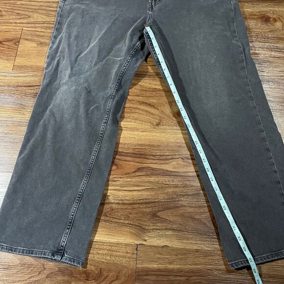 GAP 90s Loose Mid Rise Jeans Denim Jeans Cotton Black Women's Size 33 16R - Picture 2 of 8